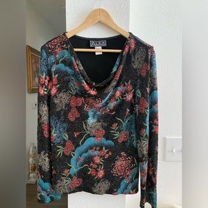 Vintage Alex Evenings Large Blouse